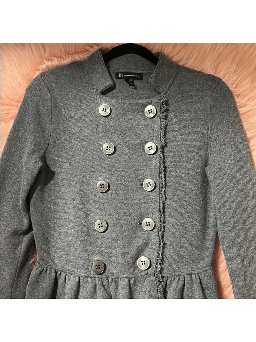 INC International Concepts tailored gray